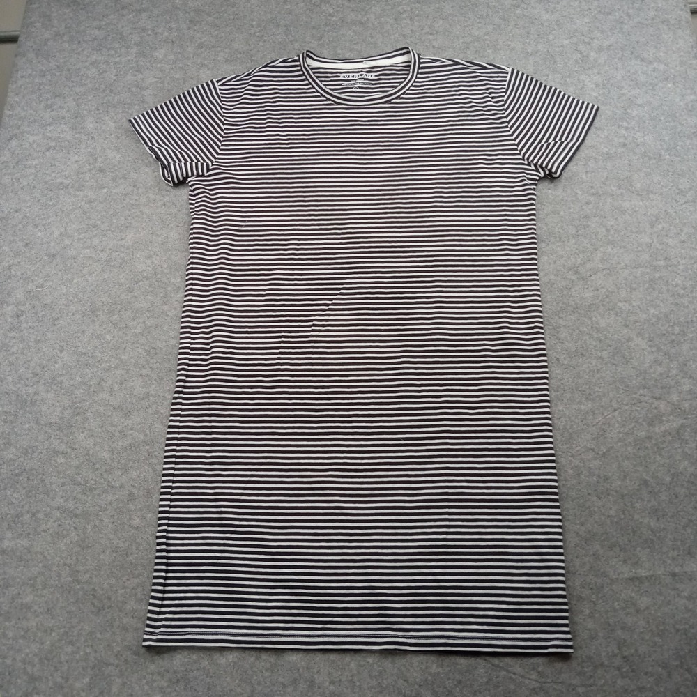 Everlane Dress‎ Womens Medium Navy White Striped T Shirt Crewneck Knit Casual